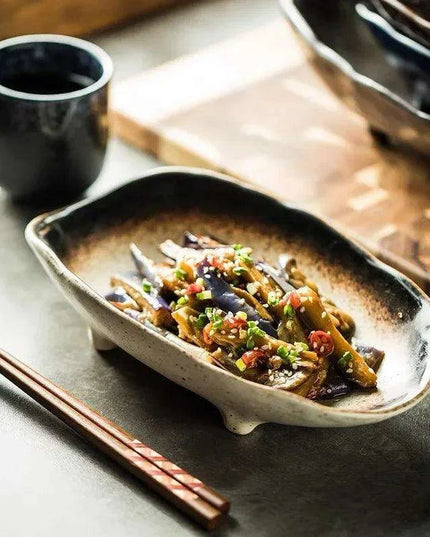 Chic High-Legged Ceramic Serving Bowl for Contemporary Dining Style