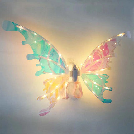 Electrical Butterfly Wings Toy With Music Lights Elf Wings Glowing Shi