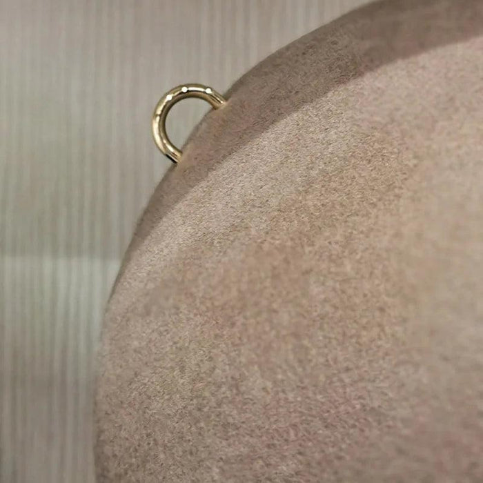 Elegant Gold-Accented Wool Beret Hat for Women - Timeless Pillbox Fascinator for Weddings and Special Occasions