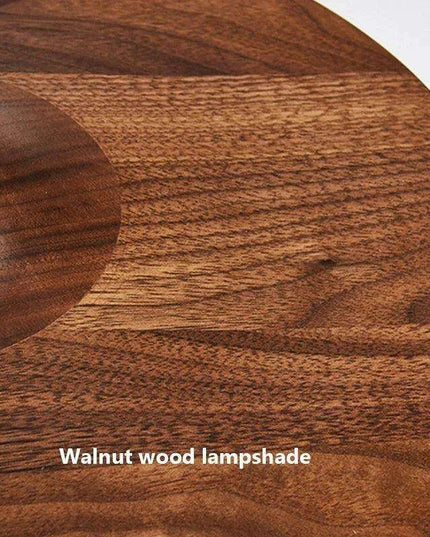 Timeless Walnut Wood LED Chandelier for Contemporary Living Spaces