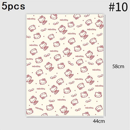 Gardenlife Store Hello Kitty Flower Bouquet Wrapping Paper & Ribbon Se