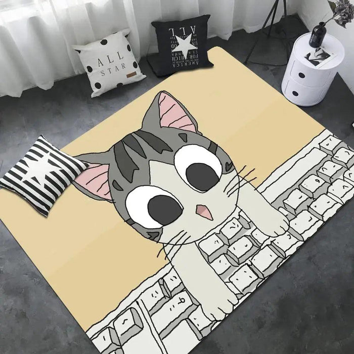 Pampered Kitty Luxury Comfort Rug Collection with Non-Slip Backing | Elevate Your Home and Feline Experience