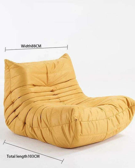 Caterpillar Serenity Lounge Chair - Chic Single Sofa for Every Setting