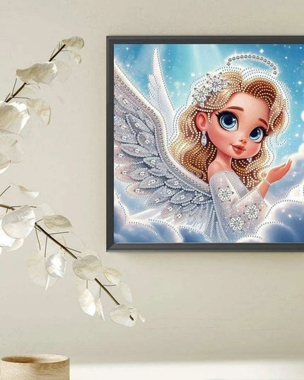 Enchanting Angel 5D Diamond Painting Set - Dazzling DIY Home Decoration