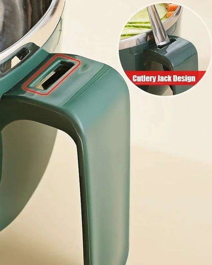 Charming 1000ml Insulated Stainless Steel Ramen Bowl with Lid & Handle - Ideal for Soups, Salads, and Breakfast Favorites