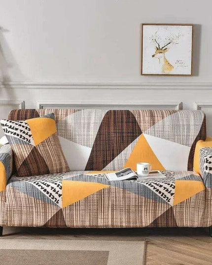Colorful Stretchy Sofa Slipcovers for Loveseats and Sectionals