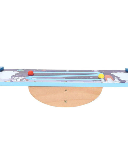 Kids Wooden Balance Trainer with Non-Slip Roller for Desk Use