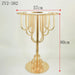 Elegant Gold Floral Display Set with Arch Tree Stand for Weddings