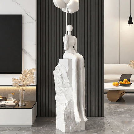 Home Decor Figurines Abstract Statues Art Ornaments Living Room Large