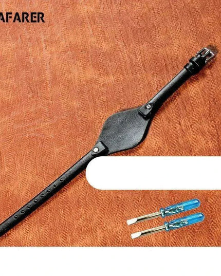 Elegant Cowhide Leather Watch Straps with Rose Steel Buckle - A Luxurious Women's Accessory