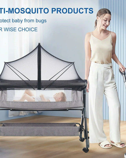 Versatile Mosquito Net for Baby Cribs - Lightweight, Removable, and Breathable Protection for Year-Round Use