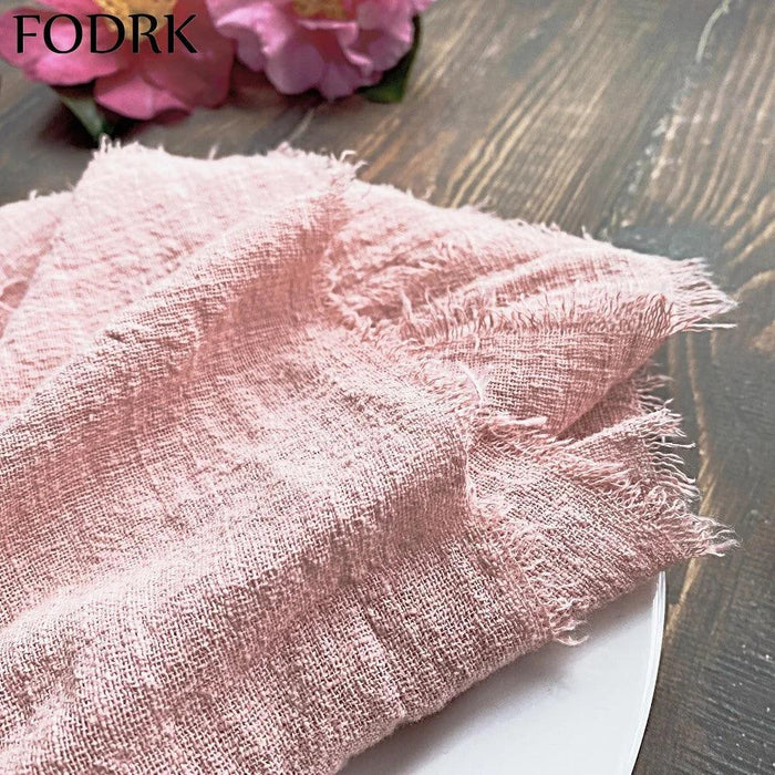 Sophisticated 10-Piece Linen-Cotton Blend Napkin Set