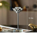 Glistening Golden Lotus Candle Stand with Crystal Floral Details - Exquisite Wedding Centerpiece