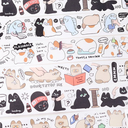 Cute Animal Washi Tape | 30mm x 3m Decorative Roll