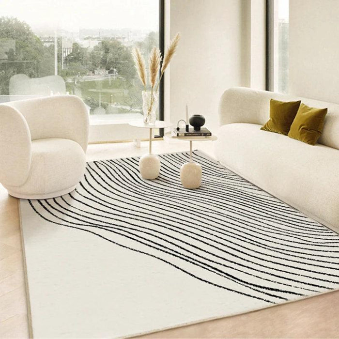 Elevate Your Home with the Plush Solid Color Line Carpet: Ultimate Comfort and Style Upgrade