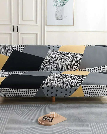Svetanya Stylish Geometric Stretch Sofa Slipcover for Armrest-Free Chairs