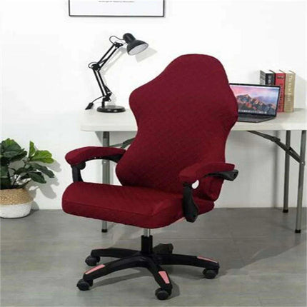 High Back Elastic Chair Cover for Office and Living Room