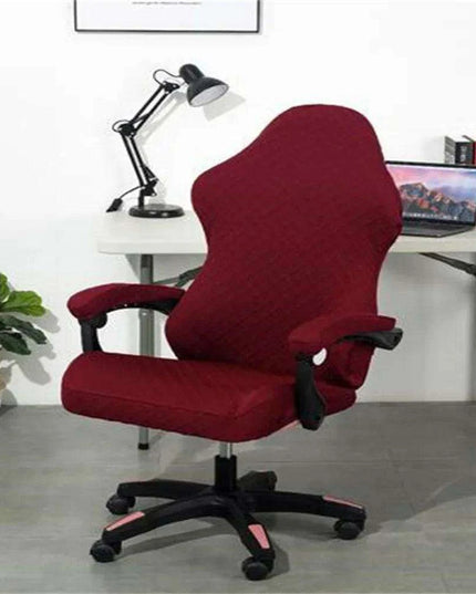 High Back Elastic Chair Cover for Office and Living Room