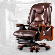 Ergonomic Luxury Leather Rolling Chair