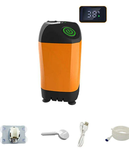 Compact All-Season Digital Temperature-Controlled Camping Shower for Adventurers