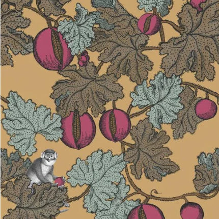 Tropical Monkey Wall Mural – Custom-Size, Multiple Finishes