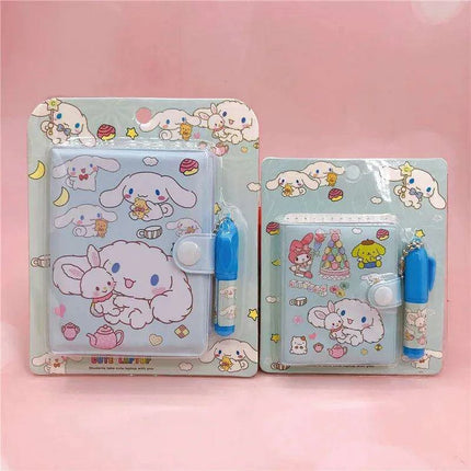 Sanrio Charming Mini Journal Collection - My Melody, Kuromi, Cinnamoroll - Pocket-Sized Notebook Set