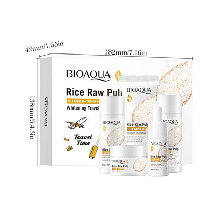5-Piece Rice Puree Skincare Travel Set