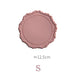 Elegant Embossed Flower Silicone Placemats - Enhance Your Dining Experience