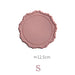Elliptic Flower Silicone Placemat Set for Stylish Table Protection