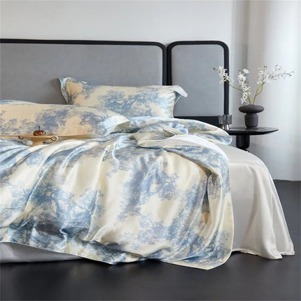100% Mulberry Silk Duvet Cover Set, Cal King/Super King