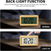 Stylish Wooden Alarm Clock with Temperature and Calendar - Ideal Decorative Gift for Home or Office