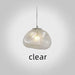 Sophisticated Smoky Grey Cloud Glass Pendant Lamp - Modern Hanging Light for Chic Home Interiors
