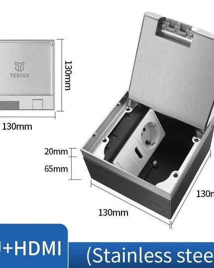 Waterproof EU Floor Socket for Seamless Home Appliance Integration