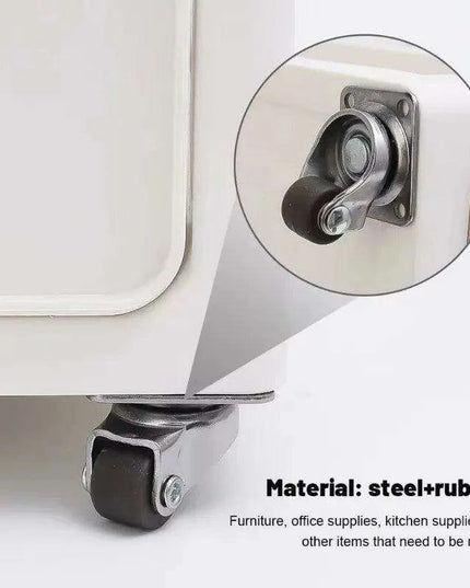 Revolutionary Mini Self-Adhesive 360° Swivel Soft Rubber Casters for Effortless Furniture Mobility - 24/1PCS