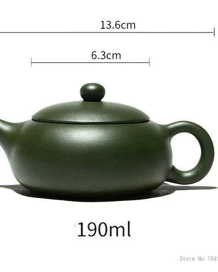 Elegant 190ml Yixing Zisha Teapot - A Handcrafted Masterpiece for Tea Aficionados