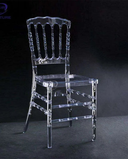 Elegant 50-Piece Clear Acrylic Chiavari Chairs for Sophisticated Celebrations