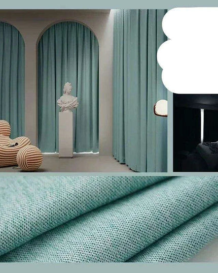 Luxury Soundproof Linen Drapes - Premium Noise Isolation and Total Privacy Solution