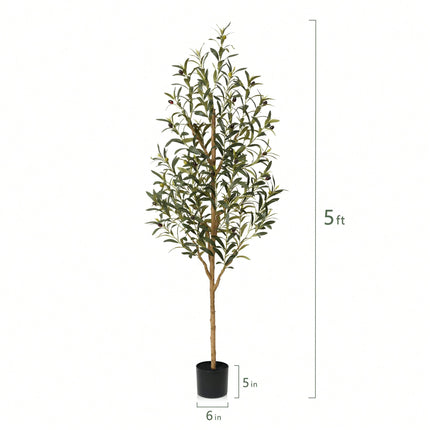 Artificial Olive Tree with Adjustable Branches — 5, 6 or 7 ft
