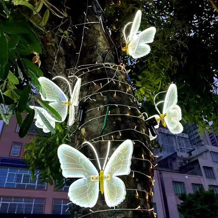 My Name LED Outdoor Decorative Butterfly - Vibrating Wings, 2/4 Pcs