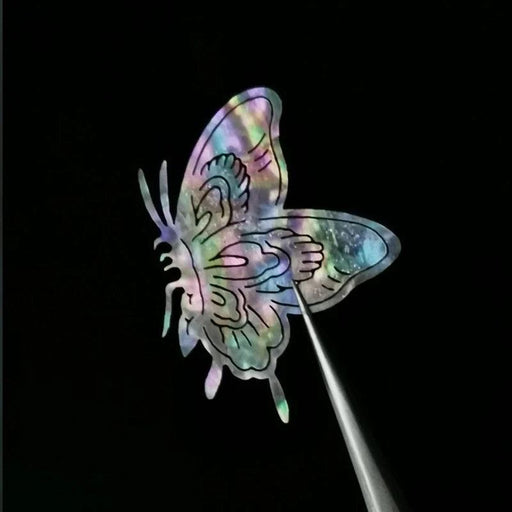 Iridescent Abalone Shell Craft Flakes for Creative Nail Art and DIY Enhancements