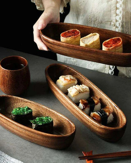 Chic Acacia Wood Serving Bowl - The Perfect Centerpiece for Entertaining and Snacks