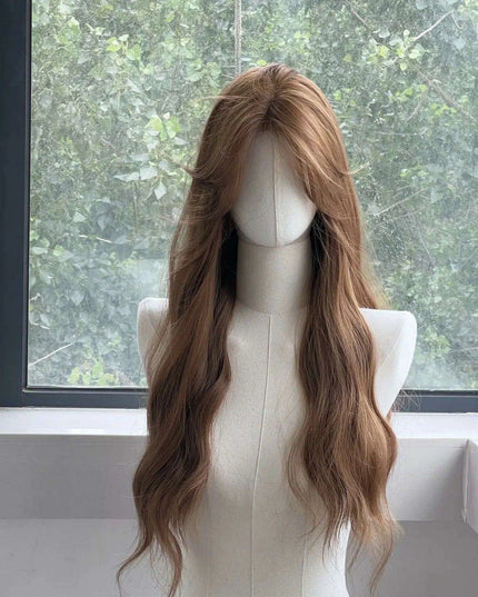 Radiant Ruby Long Straight Lace Front Wig - Heat-Resistant Synthetic Headband Wig for Everyday Glamour & Cosplay