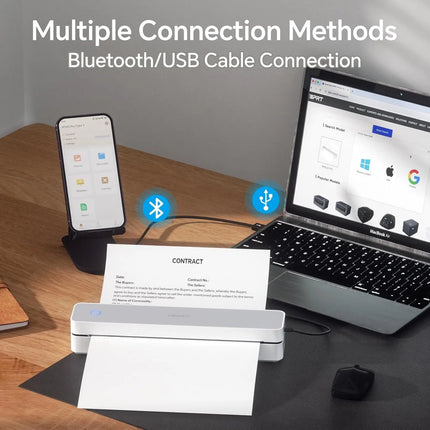200/300dpi HPRT A4 Thermal Bluetooth Wireless Printer Portable Mini Mobile Drawing Printing Copier 8.5 X 11 US Letter & A4 Paper 200-300dpi-hprt-a4-thermal-bluetooth-wireless-printer-portable-mini-mobile-drawing-printing-copier-8-5-x-11-us-letter-a4-paper