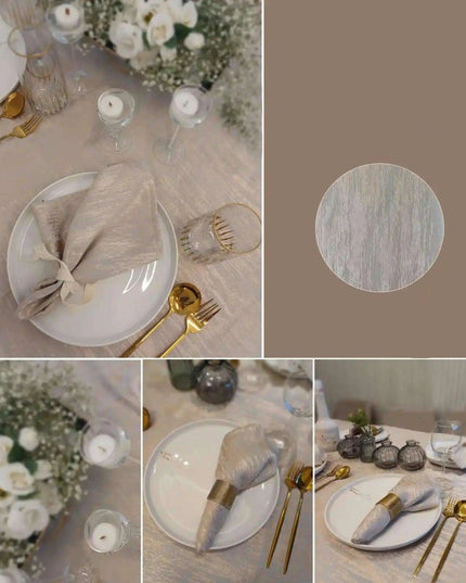 Elegant Designer Table Cloth and Napkin Set with Premium Quality Packaging