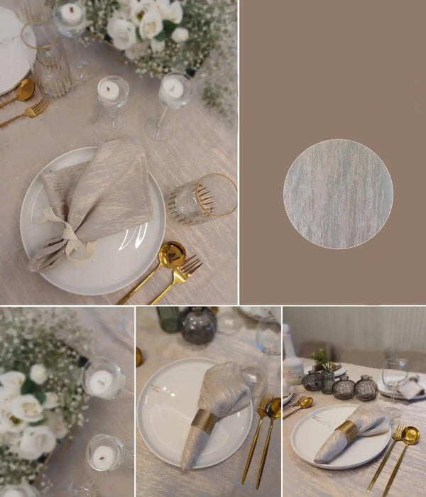 Elegant Designer Table Cloth and Napkin Set with Premium Quality Packaging