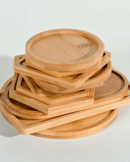 Bamboo Serenity: Chic Bathroom Storage Set with Coaster