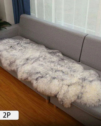 Luxurious Genuine Sheepskin Shag Rug for Ultimate Comfort - Soft, Plush Carpet for Sofa and Chair