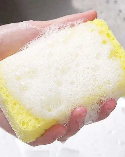 Vibrant Double-Sided Reusable Cleaning Sponges for Kitchen & Home – Choose from 1, 2, or 6 Pack Options