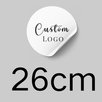 Custom Large Round Stickers — Personalized Logo Labels for Weddings, Events & Business