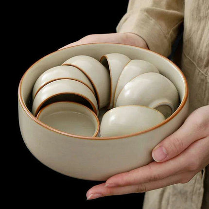 Elegant Ruyao Kung Fu Tea Set for a Refined Brewing Journey